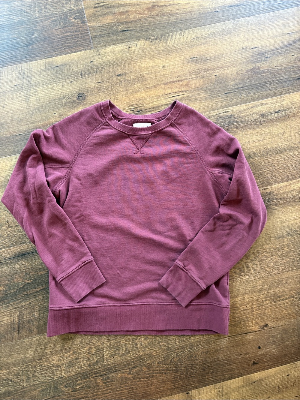 Pact Burgundy Crewneck Sweatshirt